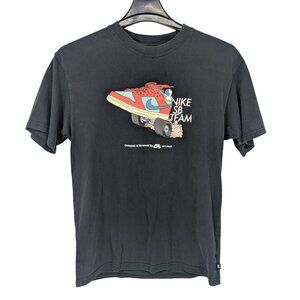 Nike SB Dunk Graphic Skate T Shirt Streetwear Skate Team Y2K Urban Casual Size S